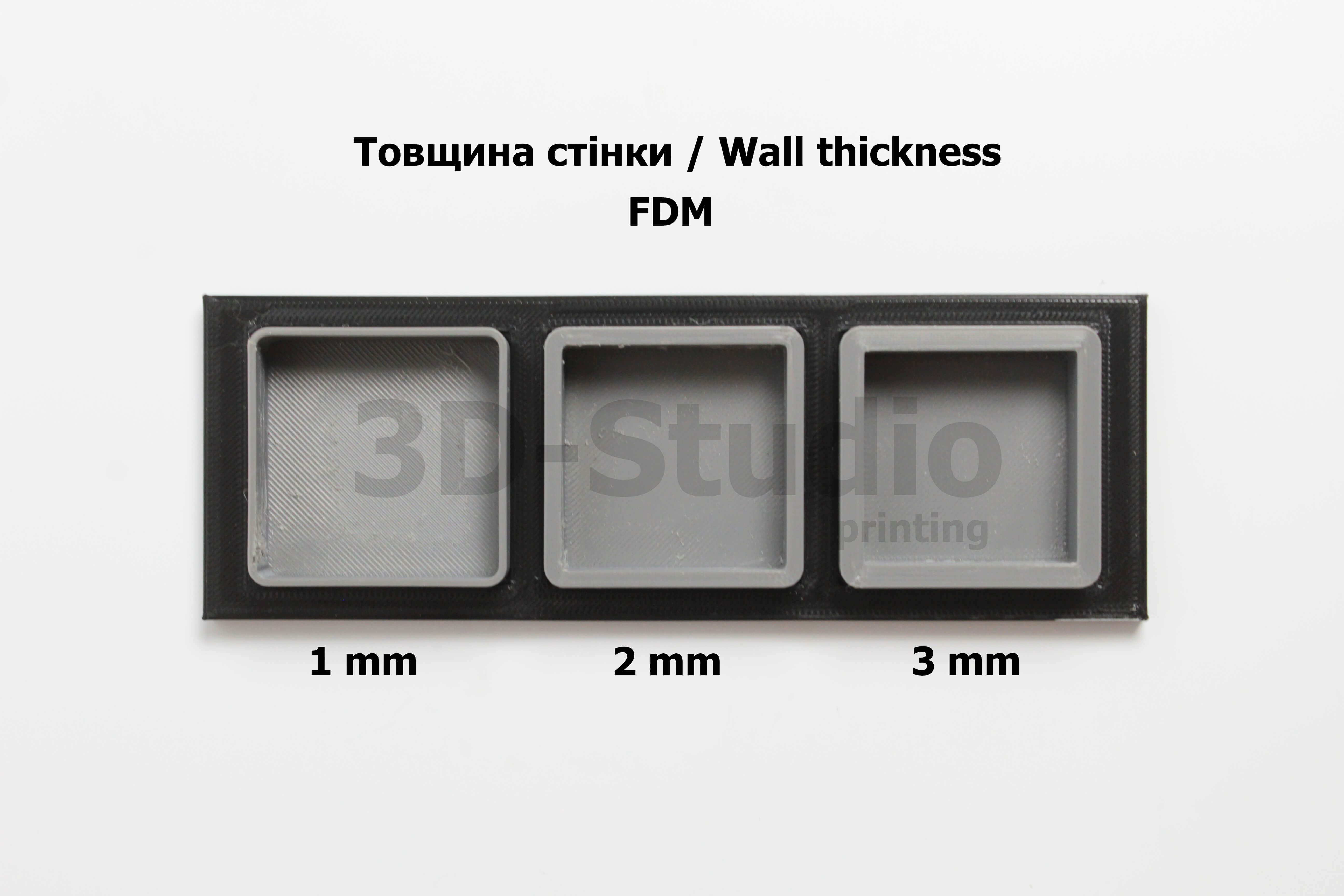 Толщина стенки FDM